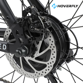 Hoverfly Ourea Electric Bike's Powerful Dual Disc Braking System for Quick and Secure Stops