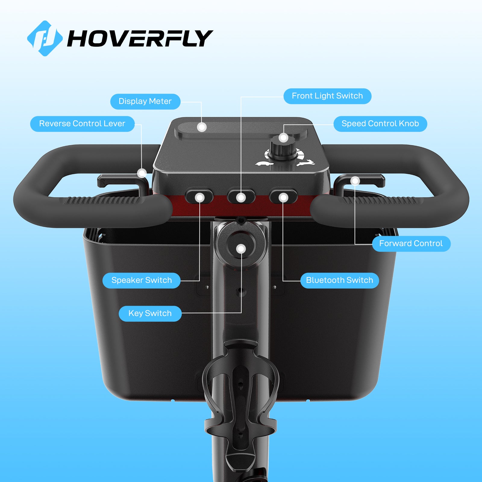 (New Arrival) Hoverfly T5 Electric Four-Wheel Mobility Scooter