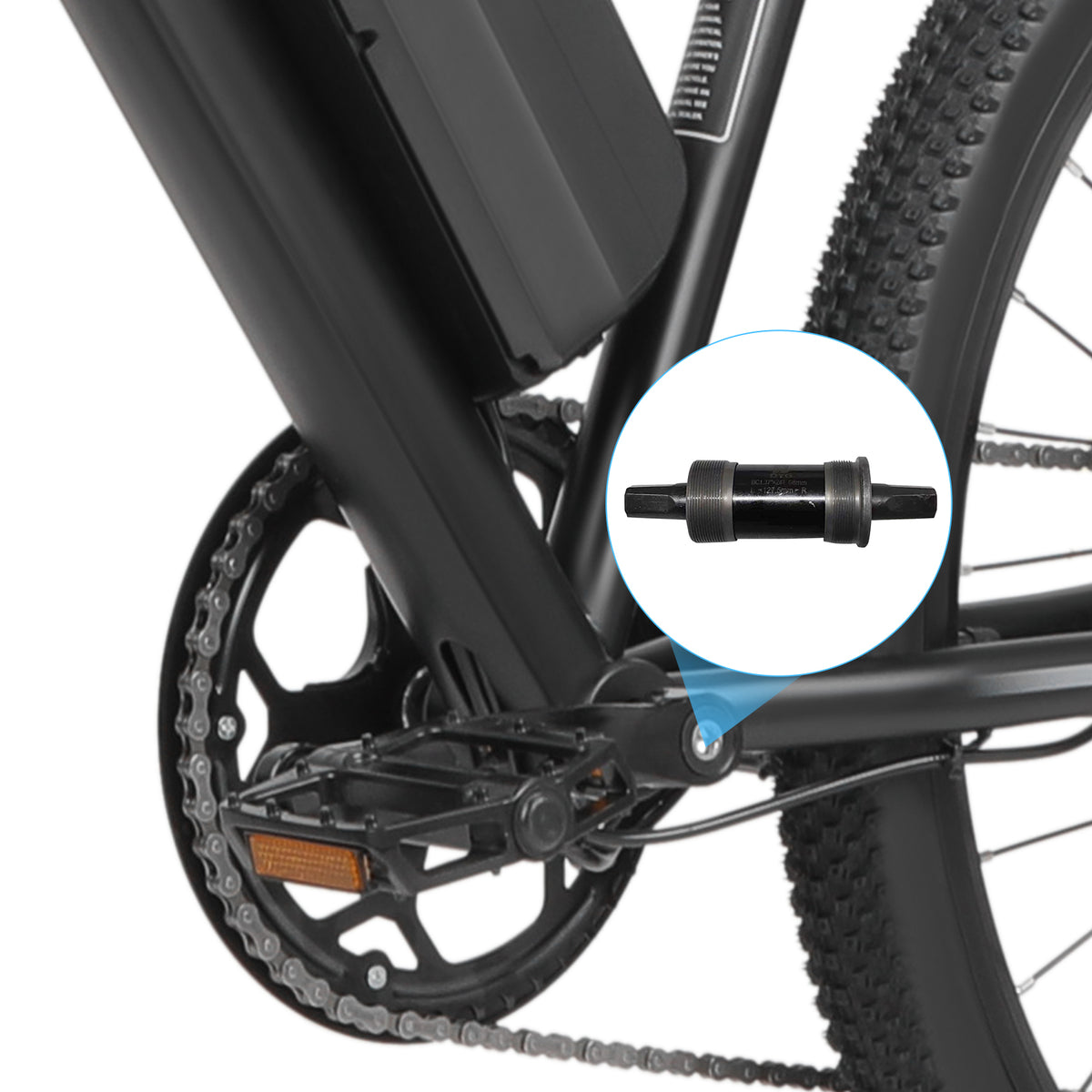 Hoverfly Ourea E-bike axle with two waterproof screws