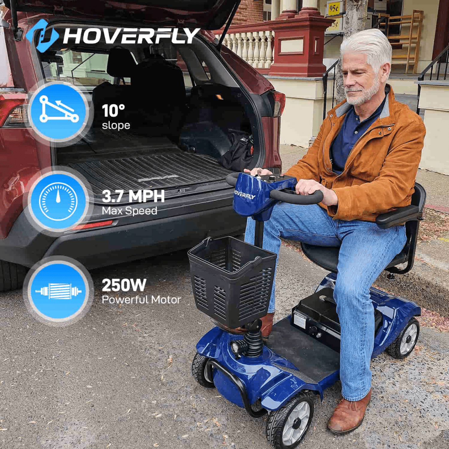 Hoverfly T4 Electric Four-wheel Mobility Scooter